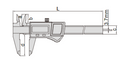 Digital Vernier Caliper (Waterproof , IP67) - 1115