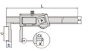 Digital inside Point Caliper - 1121
