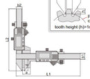 Digital Gear Tooth Caliper - 1181