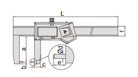 Digital Outside Point Caliper - 1185