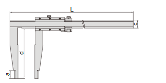 Long Jaw Vernier Caliper (Separate Type) - 1215