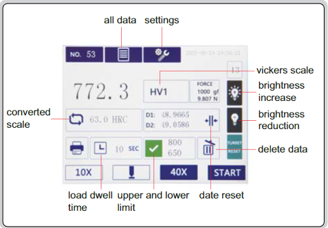 Digital Micro-Vickers Hardness Tester (Basic Type) - HDT-MVE1300