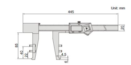 Digital Drum Brake Caliper - 1538