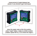 Dual Axis Digital Level And Gyro Angle Meter - 2199