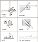 Combination Square Set - 2274