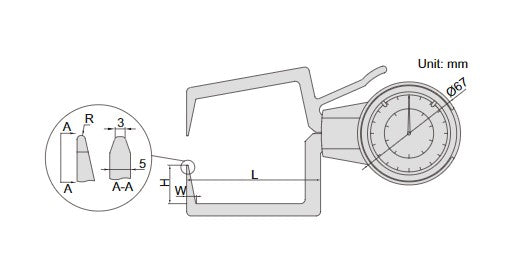 External Dial Caliper Gages - 2333