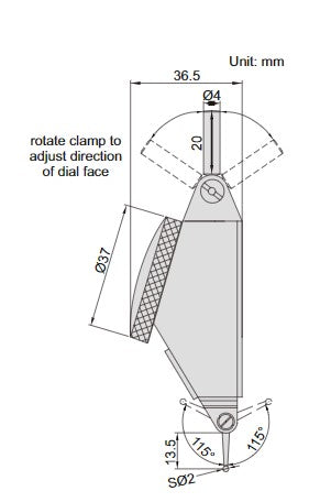 Large Range Dial Test Indicator - 2386