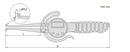 Digital Internal Caliper Gages (Economic Type) - 2711
