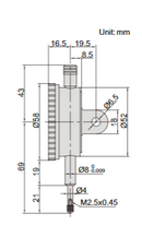 One Revolution Precision Dial Indicators - 2885