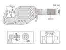High Precision Digital Disk Micrometers/ Snap Gages - 3353