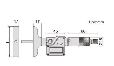Digital Depth Micrometer - 3540