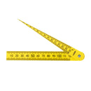 Plastic Taper Gauge and Plastic Ruler Set - 4628