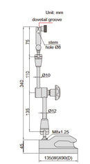 Universal Dial Indicator Stands (Non-Magnetic)- 6225