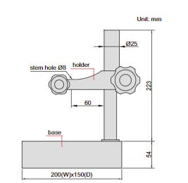 Granite Dial Indicator Stands (Basic Type) - 6841