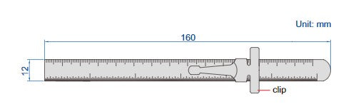 Pocket Rule With Sliding Clip - 7119