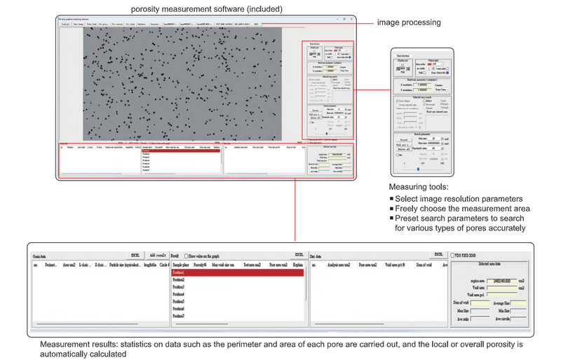 Porosity Measurement Camera & Software - ISM-MAS