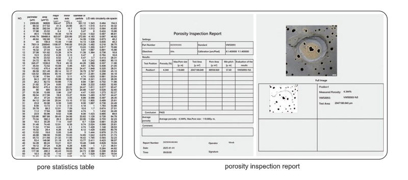 Porosity Measurement Camera & Software - ISM-MAS