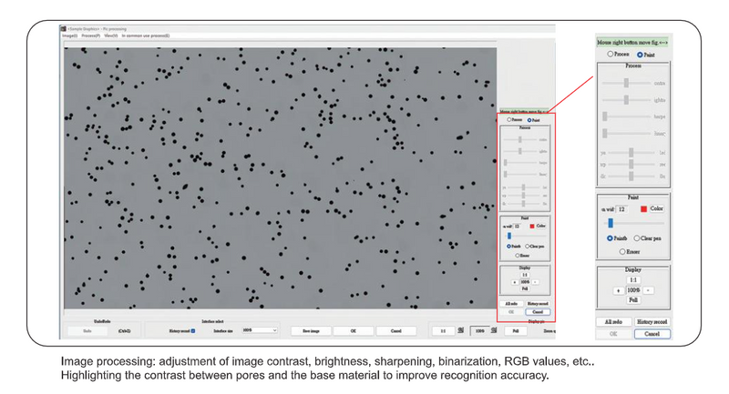 Porosity Measurement Camera & Software - ISM-MAS