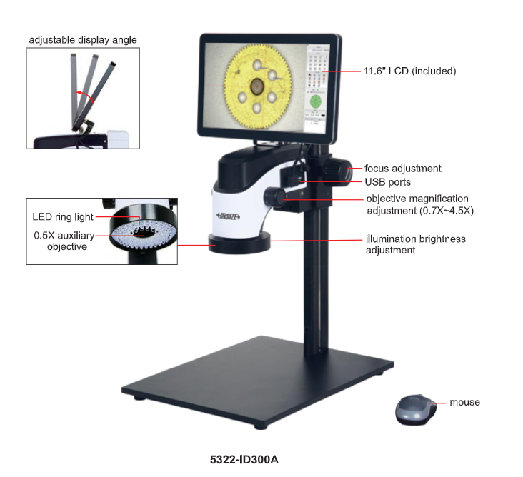 Large Depth Of View Digital Measuring Microscopes (Advance Type)- 5322