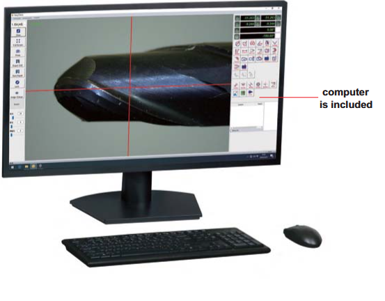 Cutting Tools Vision Measuring Systems - TLP-D150