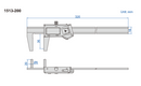 Digital Caliper For Bores With Barrier Inside - 1513