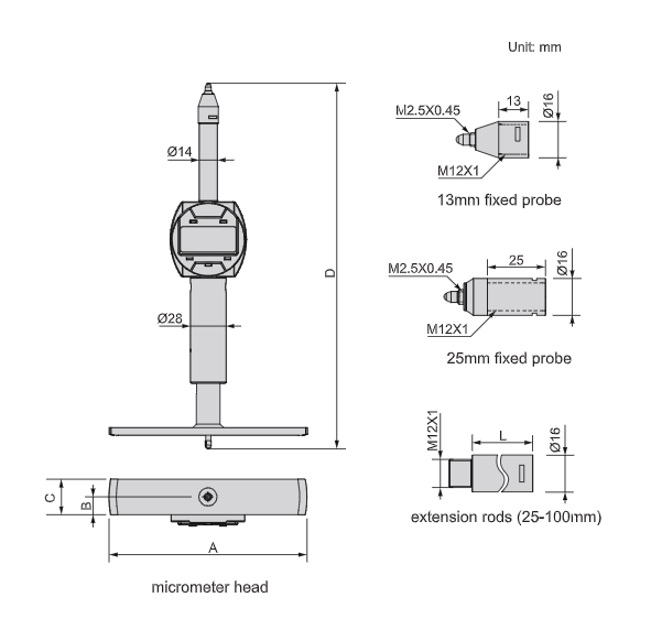 Large Range Bore Gauge - 2330