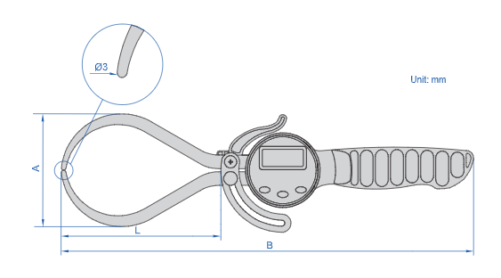 Digital External Caliper Gauges (Economic type) -2712