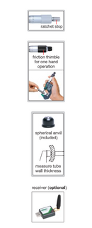 Wireless Waterproof Digital Outside Micrometers - 3112