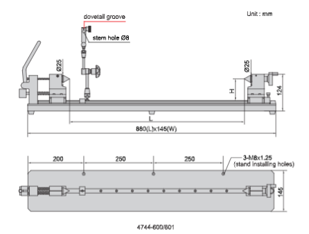 Bench Center - 4744