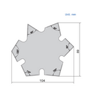 Angle Gauge For Countersunk Holes - 4856