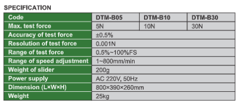 Friction tester - DTM-B