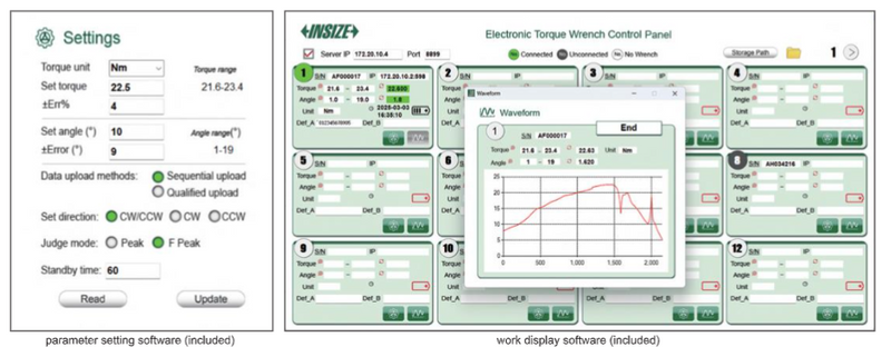 Interchangeable Head Digital "click" Torque Wrench (Wi-Fi Lan) - IST-35W