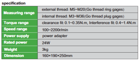 Semi-Automatic Thread Inspector - TGI