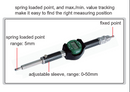Carbon Fiber Bore Gauges With Interchangeable Points - 3526