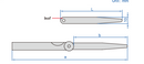 Brass Feeler Gauge - 4625