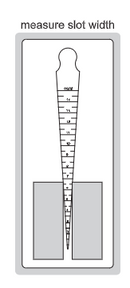 Plastic Taper Gauge - 4627