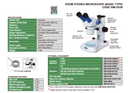 Zoom Stereo Microscope  -  Basic Type   (Binocular)  ISM-ZS30
