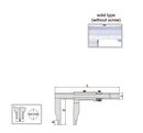 Vernier Calipers (Solid Type) - 1208