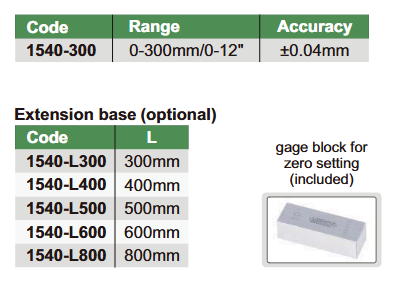 Digital Double Hook Depth Gage - 1540