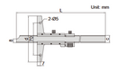 Vernier Depth Gages With Fine Adjustment - 1249