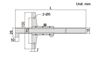 Vernier Hook Depth Gages - 1248
