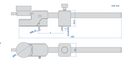 Large Range Digital Internal Measuring Gauges - 2933
