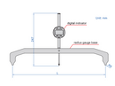 Large Range Digital Radius Gage - 2512