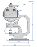 Digital Thickness Gauge (with base) - 2673