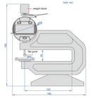 Digital Rubber Thickness Gauge - 2262