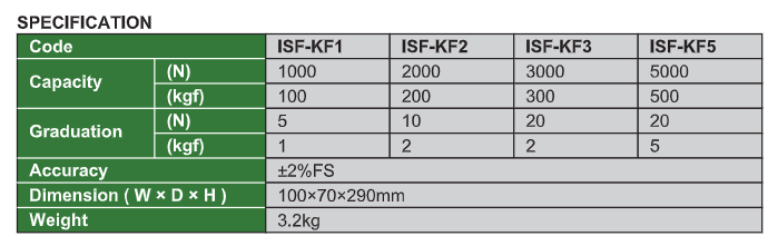 Force Gauge - ISF-KF