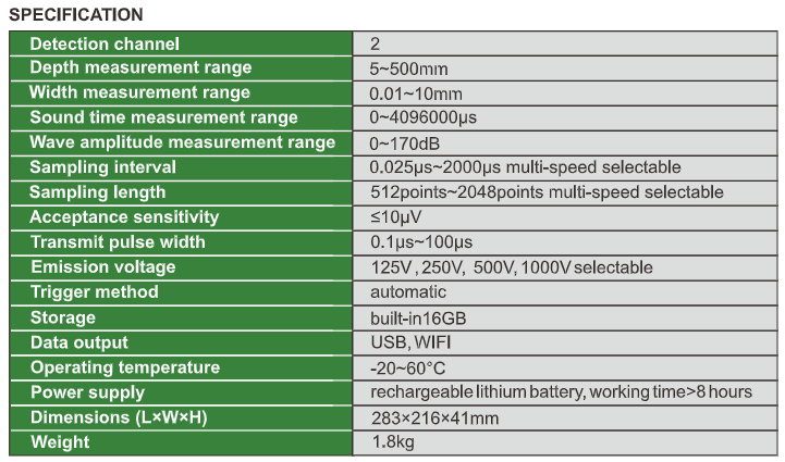 Ultrasonic Flaw Detector For Concrete - UFD-Q