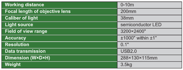 Dual Axis Photoelectric Autocollimator - CMS