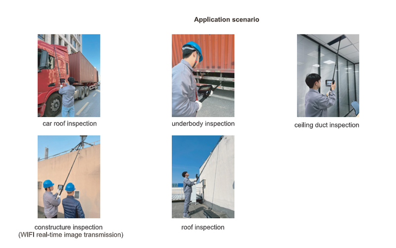 4K Carbon Fiber Telescopic Pole Videoscope - ISV-CF