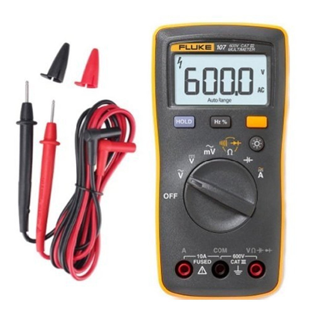 NEW! Fluke-107-LW AC/DC 600v Digital Pocket Multimeter CAT 3 w/Mag Strap-2589556 NEW! Fluke-107-LW AC/DC 600v Digital Pocket Multimeter CAT 3 w/Mag Strap-2589556